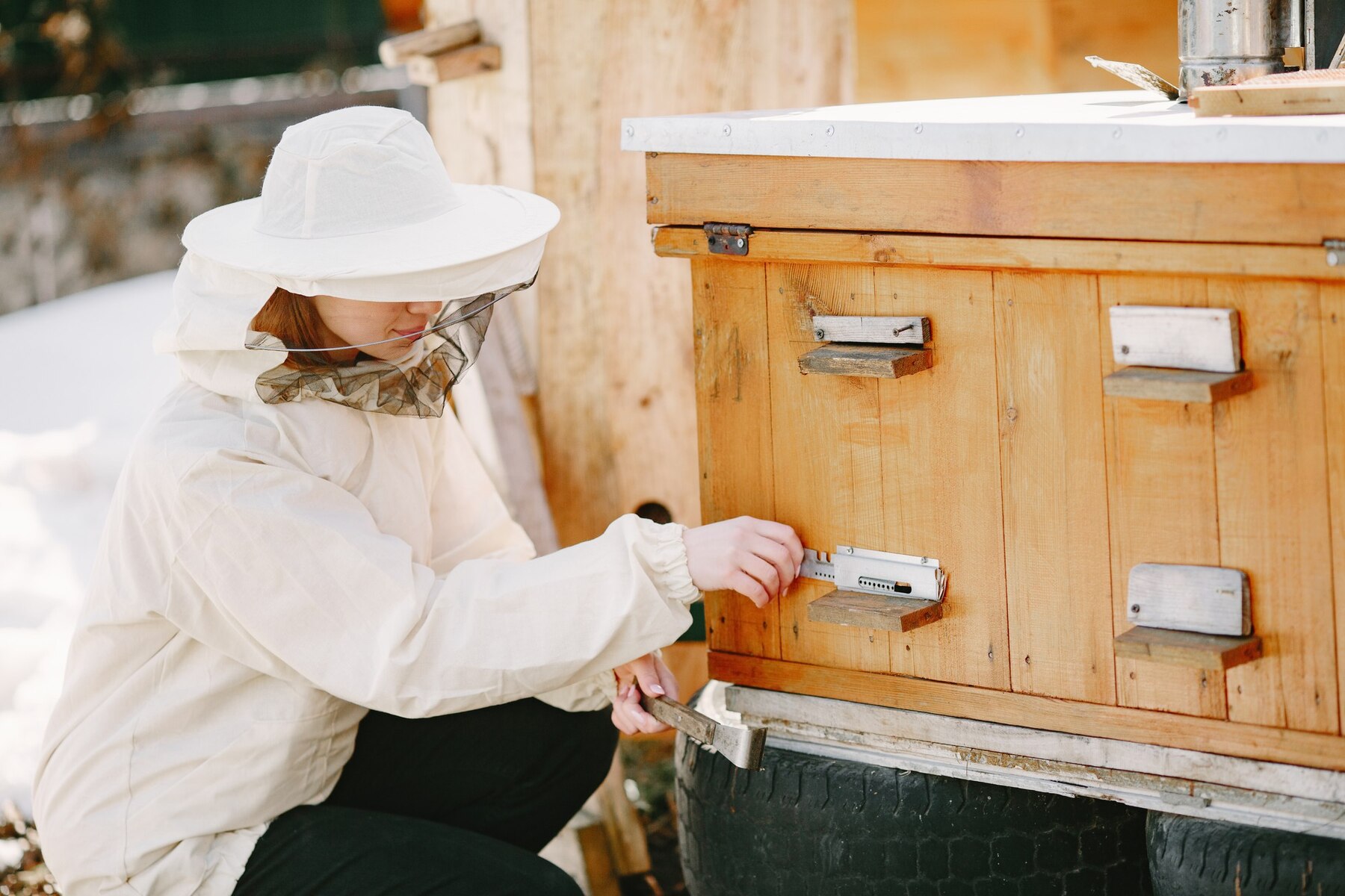 woman-beekeeper-looks-after-bees-wearing-coverall-woman-work-apiary_1157-47384