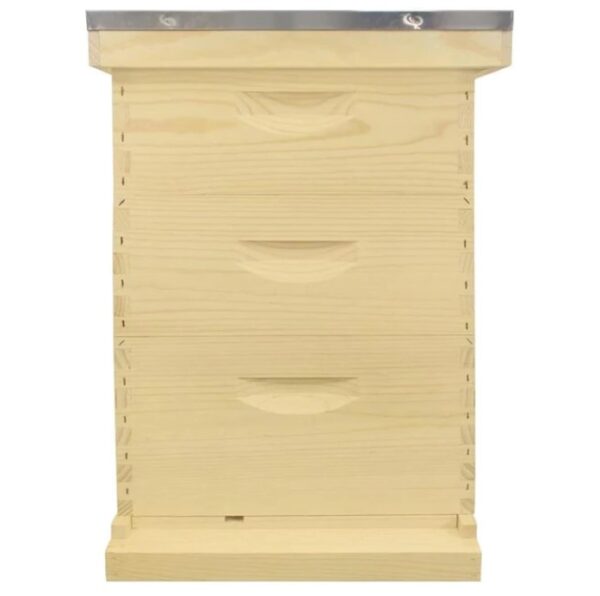 Langstroth Pine Hive Kit. Assembled with Premium Beeswax Foundation